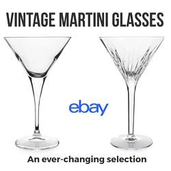vintage martini glasses for sale