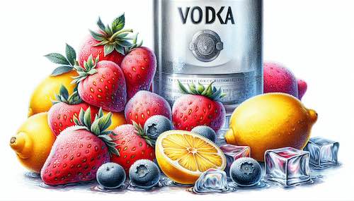 frozen fruit and voidka